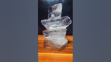 RHCB vs Ice Tower 2 🧊🧊😱 #asmr #satisfying #experiment #ice #science