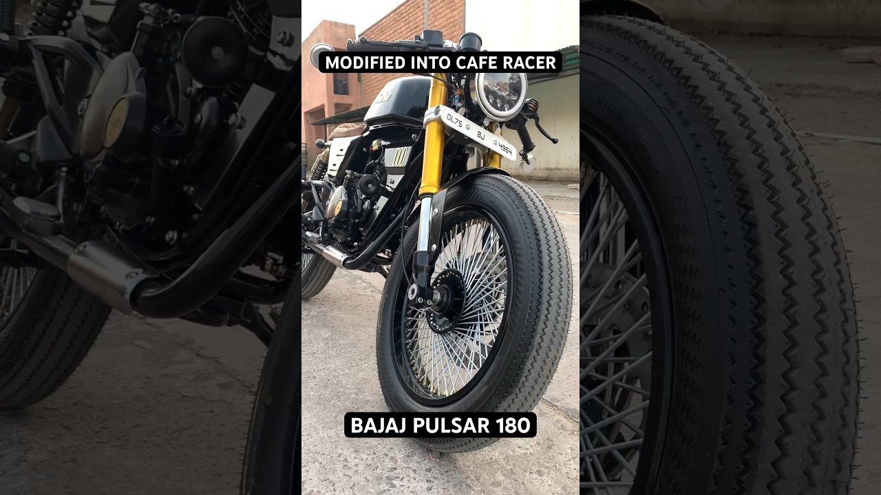 BAJAJ PULSAR 180 MODIFIED INTO CAFE RACER | JODHPUR