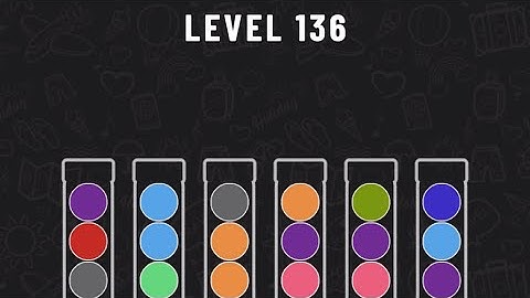 Ball Sort Puzzle Level 136 #ballsortpuzzle #ballsortpuzzlegameplay #puzzlegame #mobilegames
