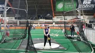 Golden State Throwers 2023 Simplot Games Angie Schykerynec Weight Throw 61'8.5