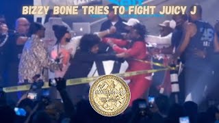 Bizzy Bone Throws Mic and Tries To Fight Juicy J 👊🏽 & Three 6 Mafia Over Disrespect‼️