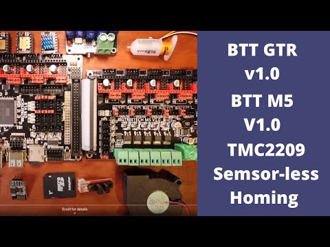 BTT GTR v1.0/M5 v1.0 - TMC2209 UART with Sensor less Homing