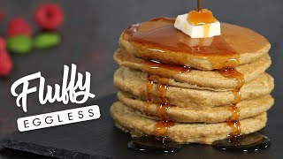 Eggless Fluffy Oat Pancakes | No Banana, No Flour, No Sugar, No Eggs | How Tasty Channel