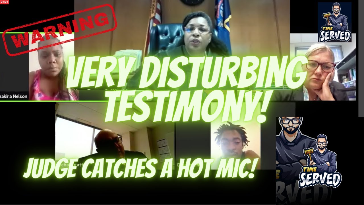 Judge Washington Holds a Distrurbing Hearing! Trigger Warning! Hot Mic Bonus!