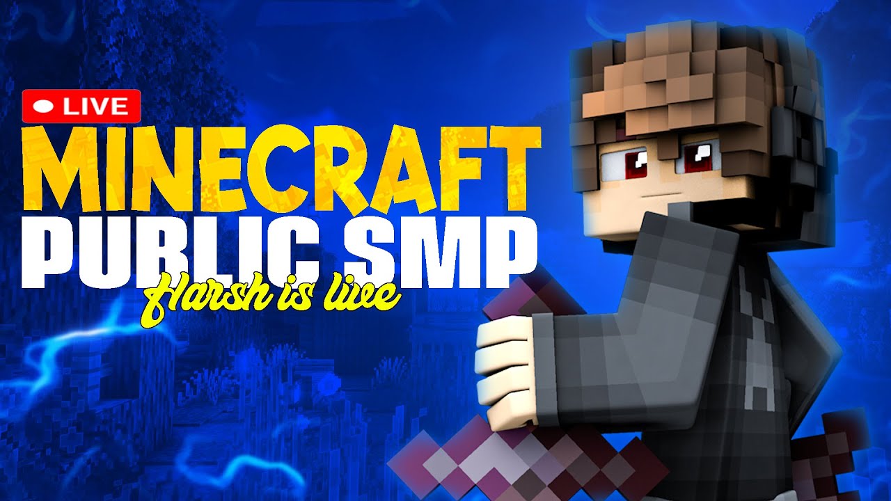 Minecraft SMP LIVE | PUBLIC SMP 24/7 JAVA + BEDROCK | PLAYING IN ...