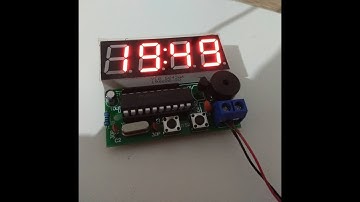 AT89C2051 Digital 4 Bits Electronic Clock Electronic Production Suite DIY Kit