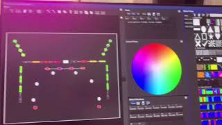 Stage lighting on a hog nano. Pixel Mapping