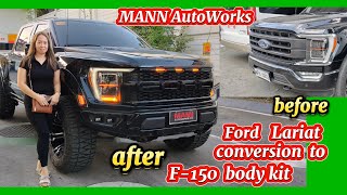 MANN AutoWorks. / Ford Lariat conversion to F-150 body kit. 🚘
