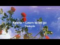 Kesha - Learn to let go (legendado)