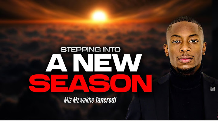 Stepping into a new season | Miz Mzwakhe Tancredi