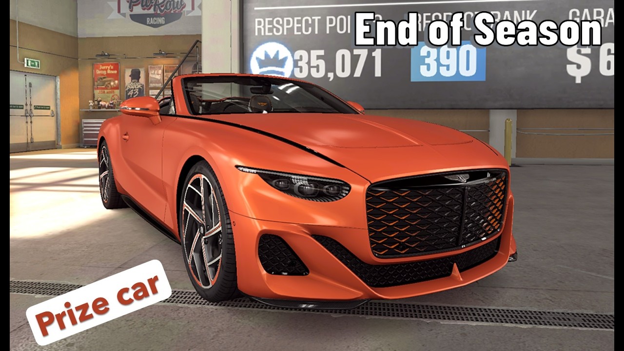 CSR2: End of season - prize car: Batur Convertible by Mulliner (POV)