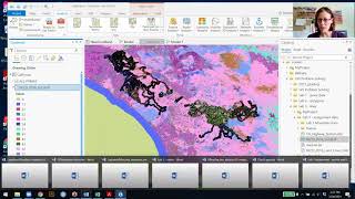 Overlapping point and raster