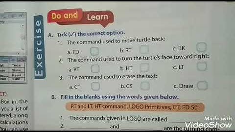 Class 3rd | Chapter 7: LOGO Commands (Part 2)