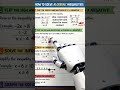 #maths #shorts How to solve for Algebraic inequalities