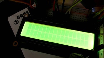 LCD連接超音波感測器