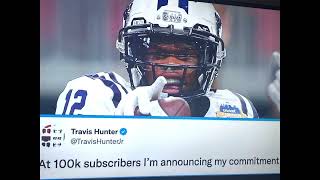 Travis Hunter is playing everyone  for YouTube Subs & NIL DEALS