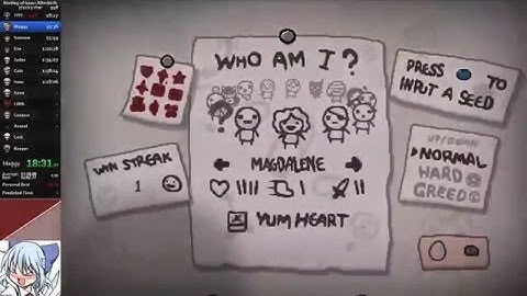 Binding of Isaac Afterbirth - 7 Characters Speedrun in 2:03:39