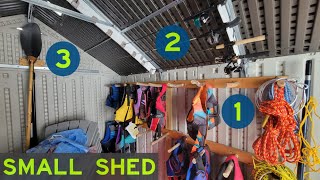 Beach Shed Organization Ideas