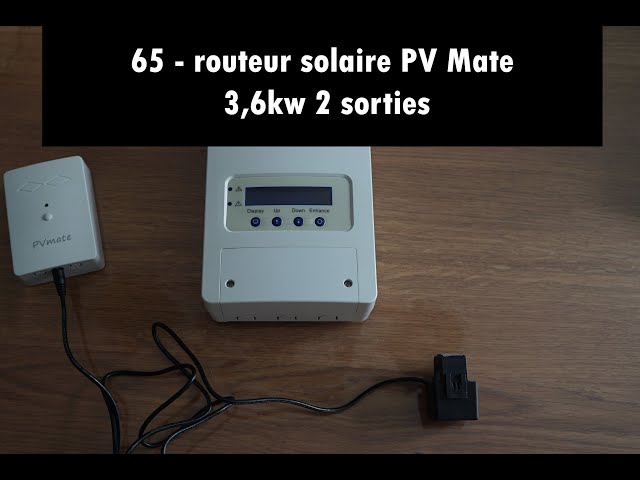 65 - routeur solaire PV Mate 3,6kw 2 sorties 