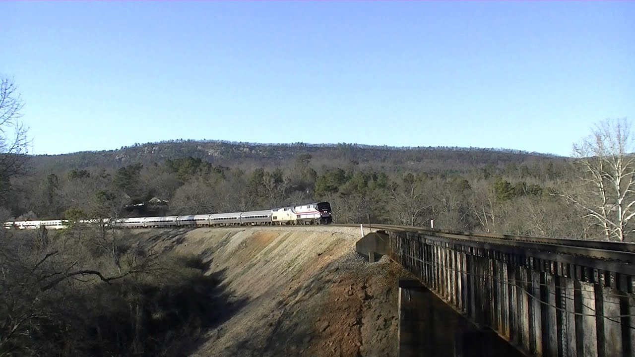 Amtrak 20 P42 66! Cook Springs AL. 12013 YouTube
