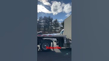 Hauling A Container On Stepdeck #shorts #stepdeck