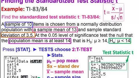 Elementary Statistics - Chapter 8 - Hypothesis Testing Part 3 Revised