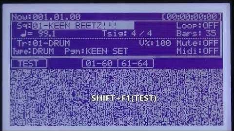 Test of the Button and LED of MPC2500