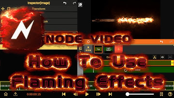 Node Video How To Use Flaming Effects|Saber Effect Tutorial