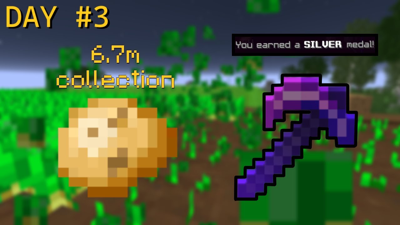 farming to 500 million potatoes in hypixel skyblock day 3 YouTube