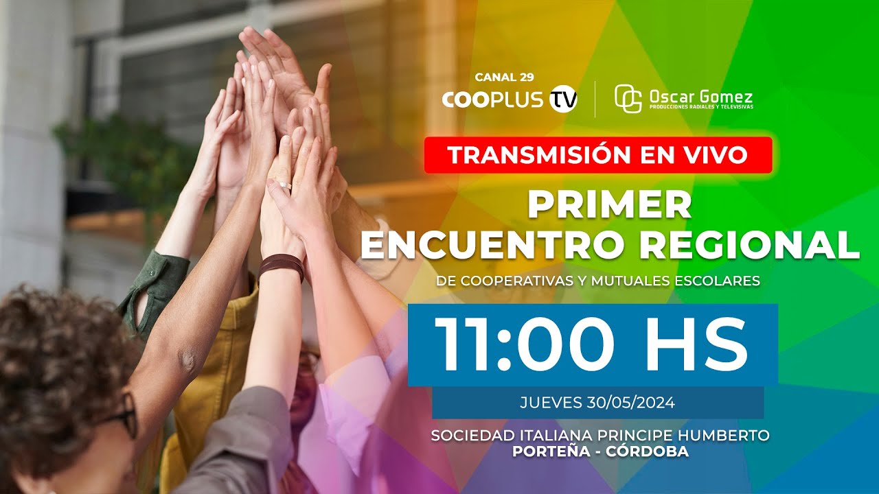 PRIMER ENCUENTRO REGIONAL de Cooperativas y Mutuales escolares - YouTube