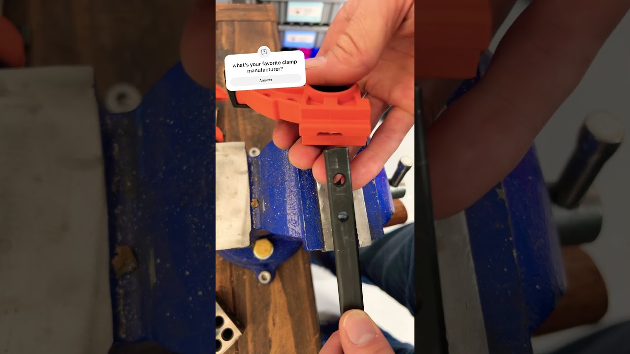 reverse a clamp to make a push 