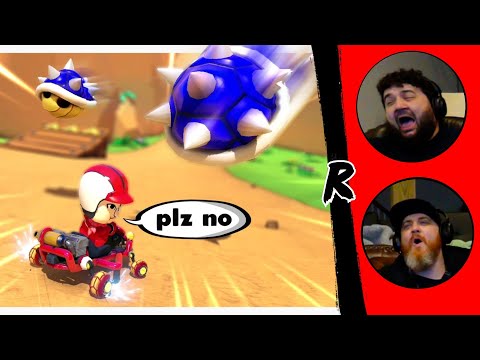 Mario Kart With Blue Shells Only Is Terrifying - Smii7Y | Renegades React