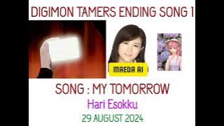 Digimon Tamers Ending 1 My Tomorrow lyric sub