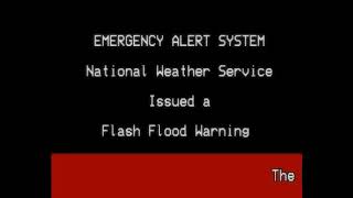 EAS Recreation Mock - Flash Flood Emergency