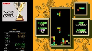 Tetris 2 NES Speedrun OG WR (18:05)