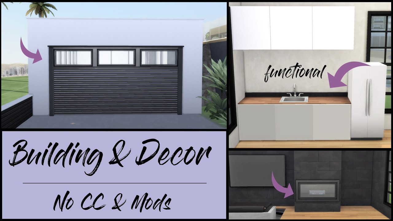 More Building and Decor Tricks #2 | [No CC & No Mods] Sims 4 Tutorial ...