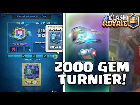 00 Gem Turnier Fur Euch Legendary Chest Erspielen Clash Royale Live Youtube