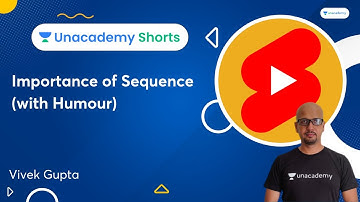 Importance of Sequence (with Humour) | Vivek Gupta