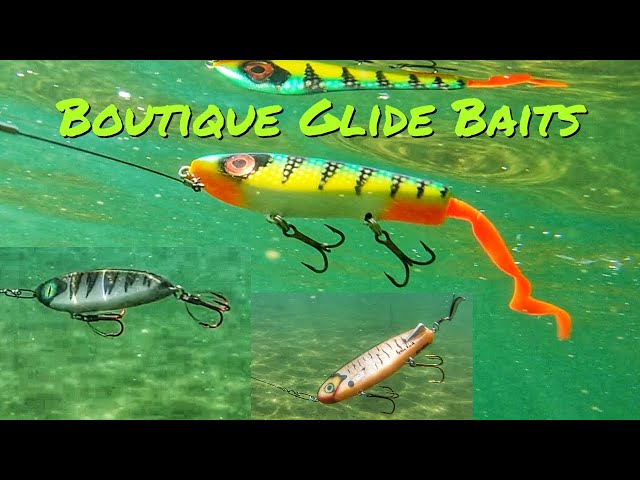 Boutique Musky fishing GLIDE BAIT Showdown! Underwater footage!!! 