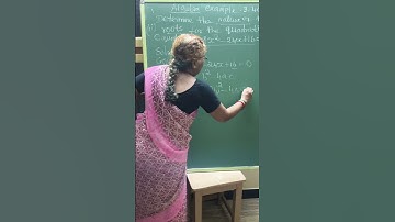 10th Maths Eg3.40(2)Determine the nature of the root for the quadratic equation 9x²-24x+16=0 #Shorts