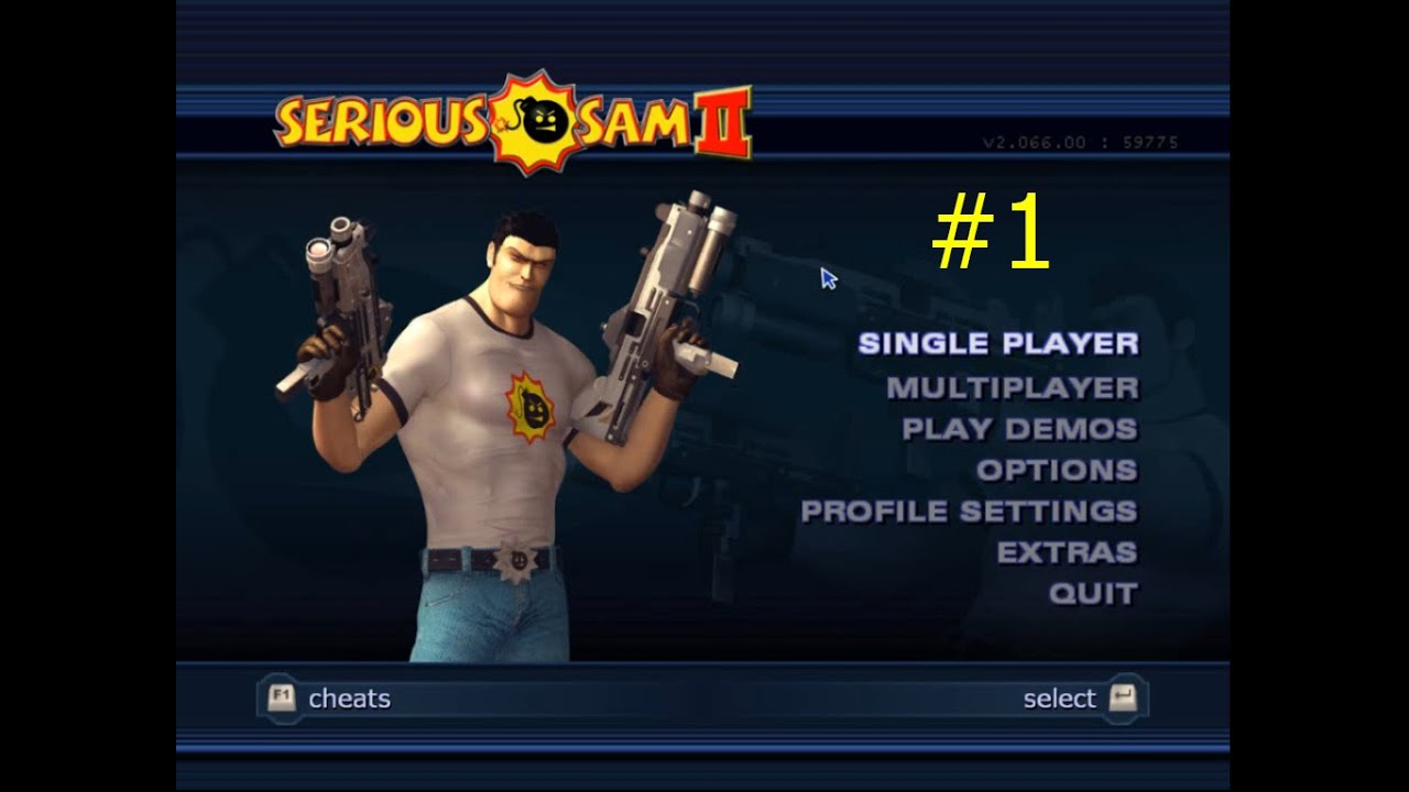 تختيم سيريوس سام 2 البدايه #1 اركبت ديناصور بيضرب كرات لهب Serious Sam ...