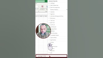 Fix Excel Missing Min & Max on Status Bar In Excel | Urdu / Hindi