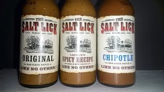Trying The Salt Lick's Bottled BBQ Sauces