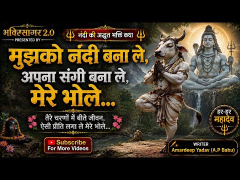 मुझको नंदी बना ले मेरे भोले.. |2026 का न्यू भजन| #mujhkonandibanale #jybholenath #BhaktiSagar 2.0 
