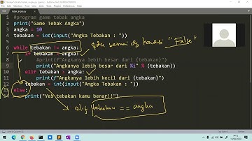Python 3 X KOMP 1 - Decision & Looping : Tebak Angka dan Password