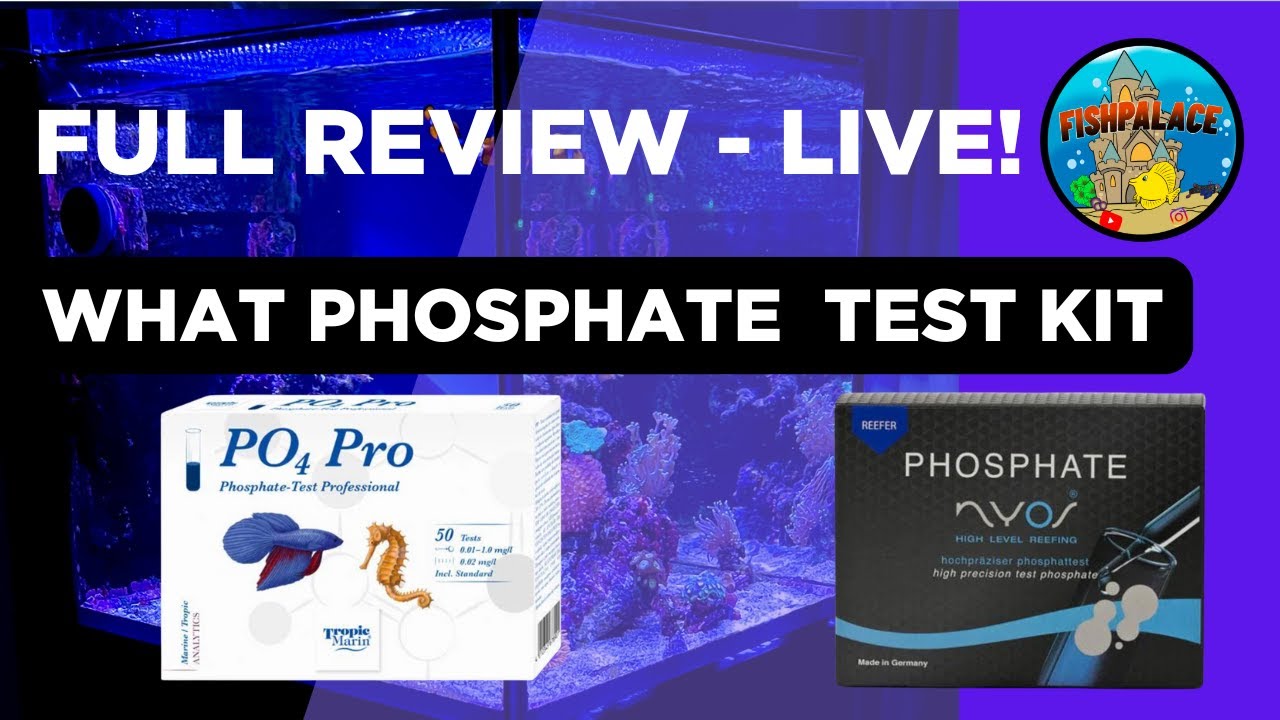 NYOS and Tropic Marin Phosphate test Kit, full Review