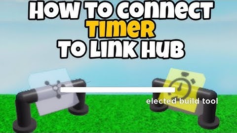How to Connect a Timer to a Link hub | Piggy Build Mode