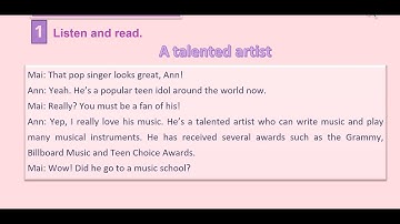 Global Success 10 UNIT 3: MUSIC_GETTING STARTED: LISTEN AND READ