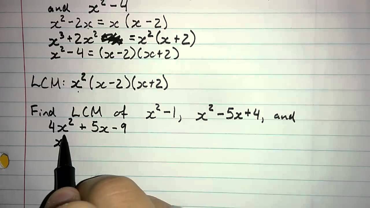 3-4-6-least-common-multiple-of-several-polynomials-youtube