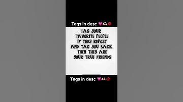 Tags in the description xx